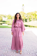 Mazel Dress - Rose Premium Modal Satin