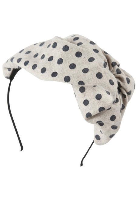 Petit Hat -  Black Polka Dot Wool - PROJECT 6, modest fashion