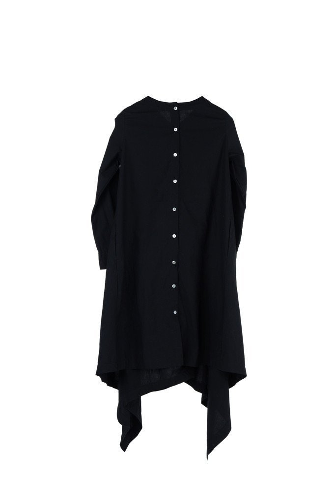 Botan - Black Poplin - PROJECT 6, modest fashion