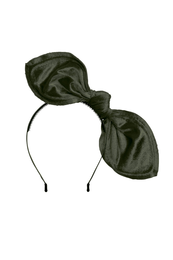 Bubble Ear - Olive Velvet - PROJECT 6, modest fashion