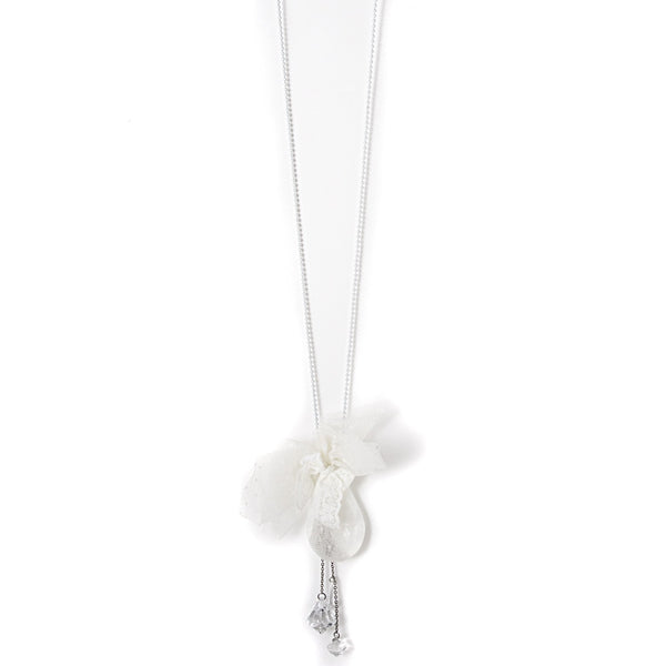 Calla Crystal Necklace - Ivory - PROJECT 6, modest fashion