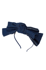 Floppy Denim Headband - Dark Blue Denim - PROJECT 6, modest fashion