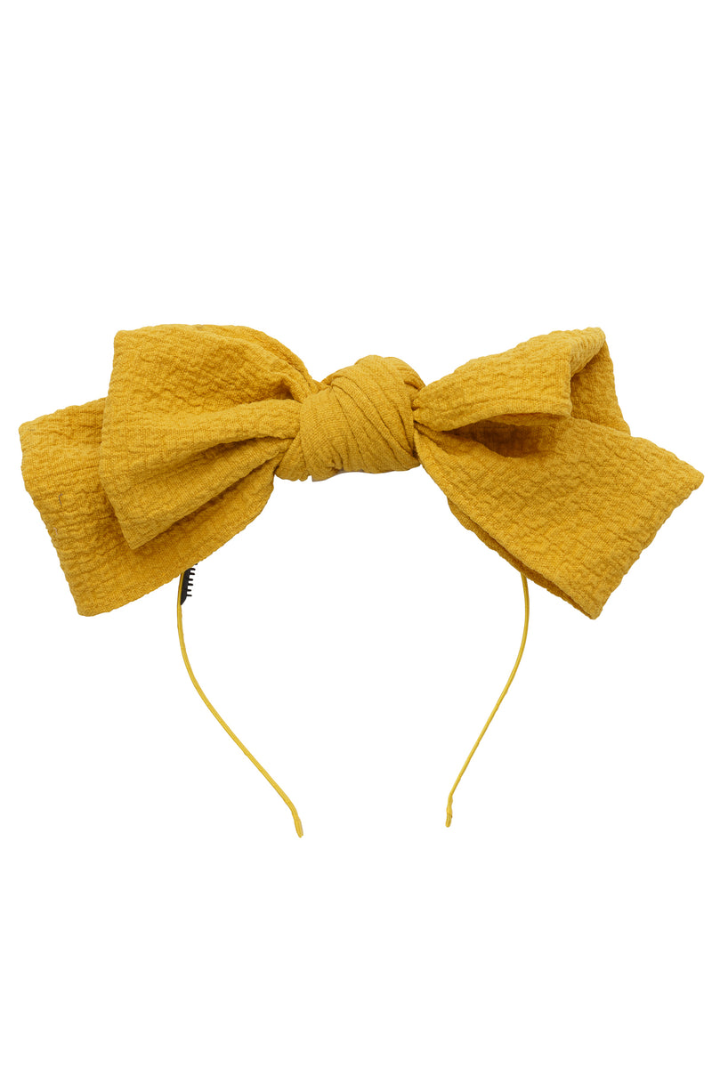 Floppy Muslin Headband - Mustard - PROJECT 6, modest fashion
