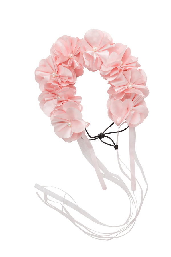 Floral Wreath Full - Baby Pink - PROJECT 6, modest fashion