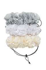 Floral Wreath Petit - White - PROJECT 6, modest fashion