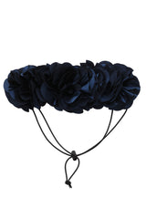 Floral Wreath Petit - Navy - PROJECT 6, modest fashion