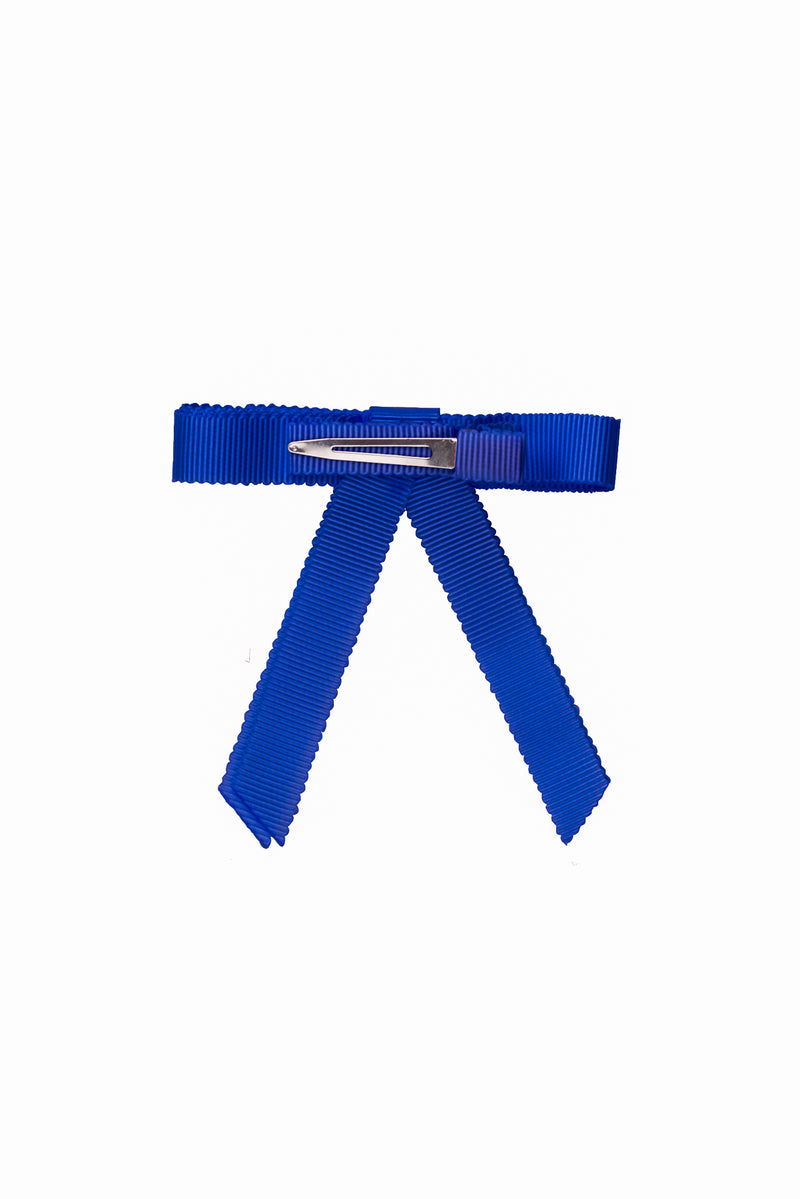 Grosgrain Bow Clip Set (2) - Electric Blue - PROJECT 6, modest fashion