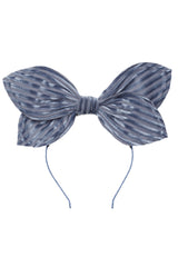 Growing Orchid Headband - Blue Velvet Stripe - PROJECT 6, modest fashion