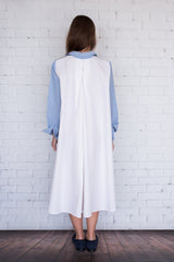 Maaya Short Length - Chambray/White - PROJECT 6, modest fashion