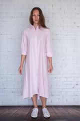 Maaya Medium Length - Ballerina Pink Poplin - PROJECT 6, modest fashion