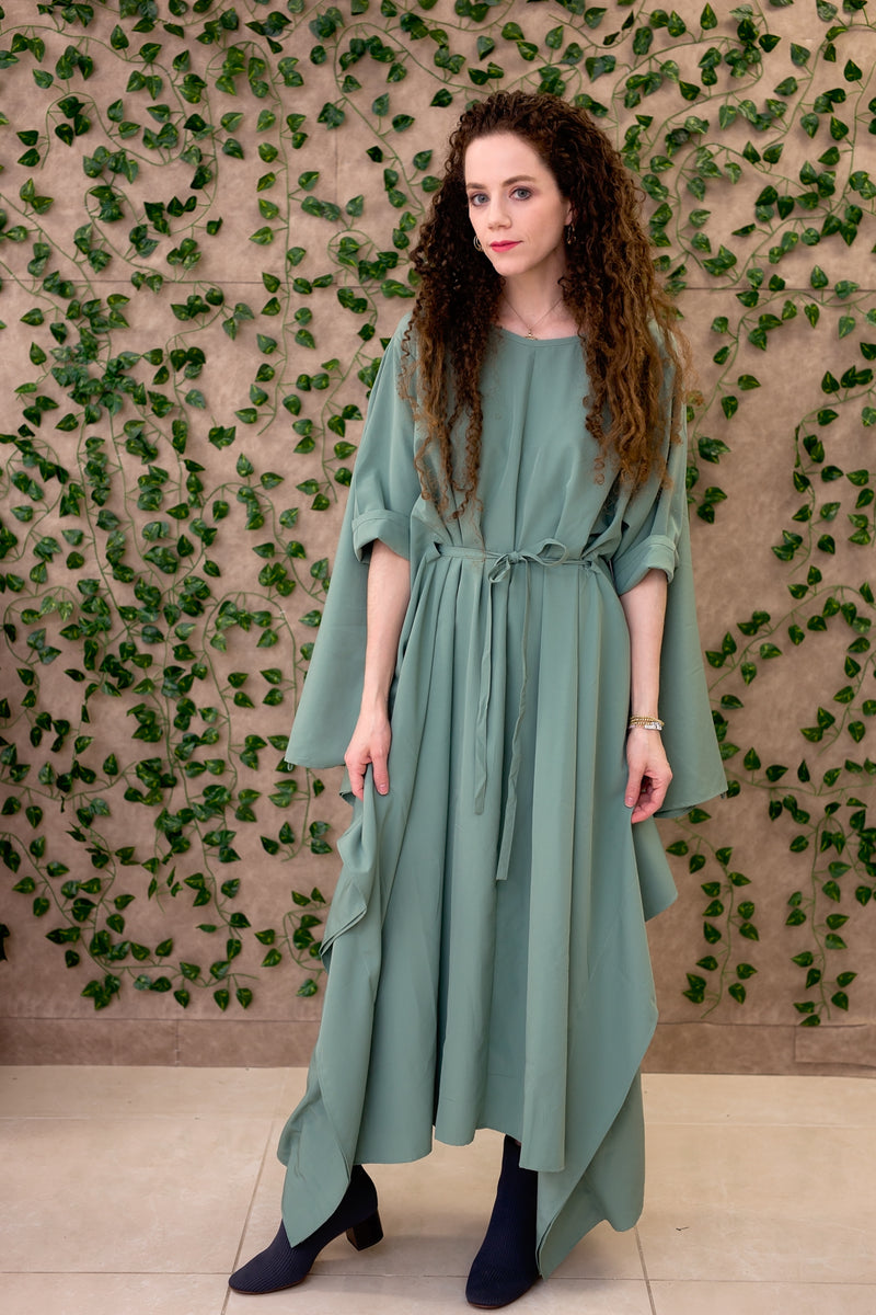 Momo Dress - Seafoam Crepe PROJECT 6 Momo Dress - Seafoam Crepe PROJECT 6