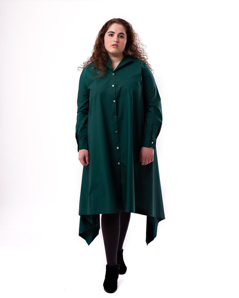 Botan - Hunter Green Poplin - PROJECT 6, modest fashion