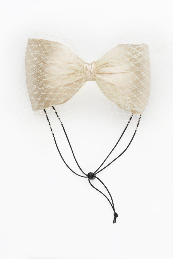 Avant Garde Bow Grand - Yellow Ivory - PROJECT 6, modest fashion