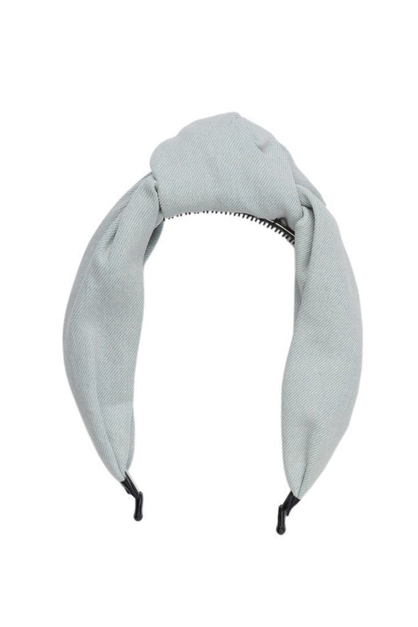 Knot Headband - White Denim Wash - PROJECT 6, modest fashion