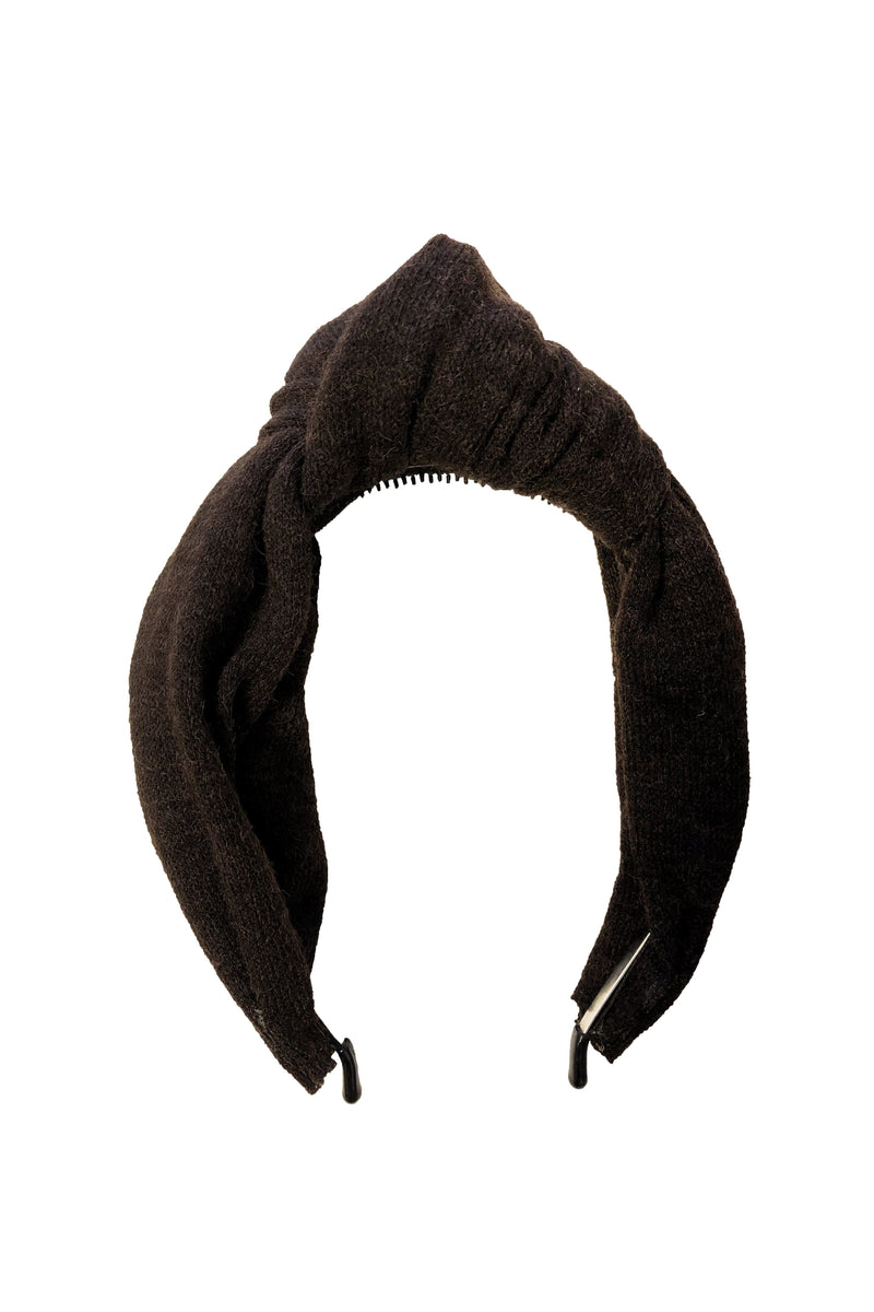 Knot Headband - Chocolate Brown - PROJECT 6, modest fashion