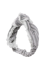 Knot Fringe Wrap - Silver - PROJECT 6, modest fashion