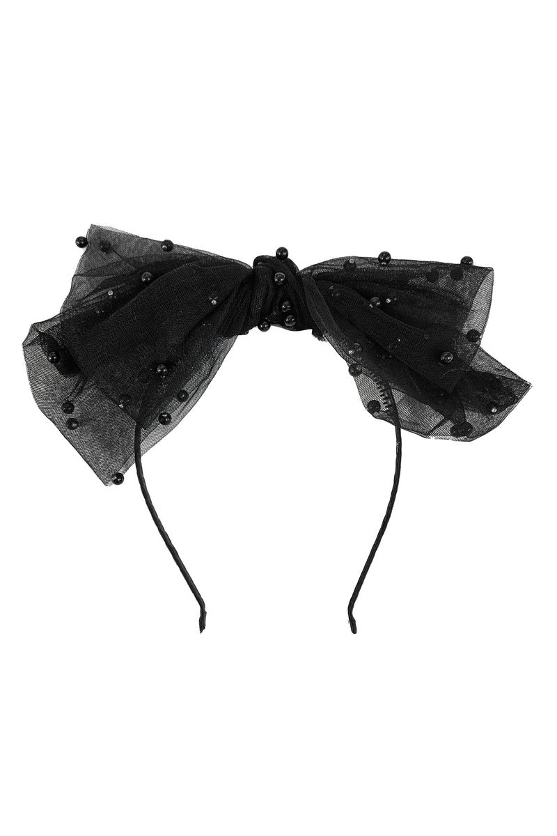 Summer Snow Headband - Black/Black - PROJECT 6, modest fashion