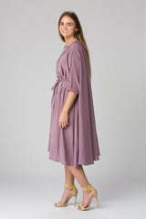 Shunka - Purple Mauve Crepe - PROJECT 6, modest fashion