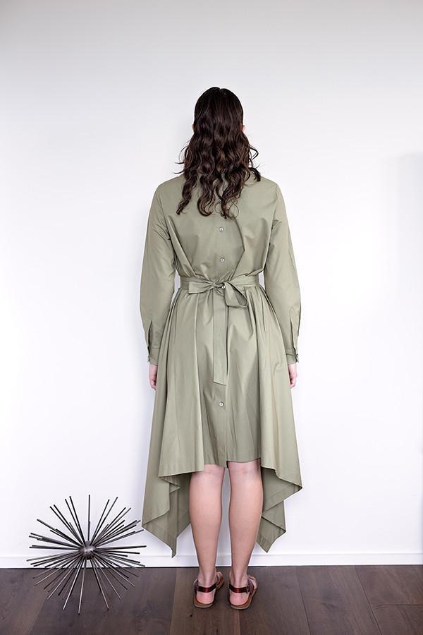 Botan - Light Olive Poplin - PROJECT 6, modest fashion