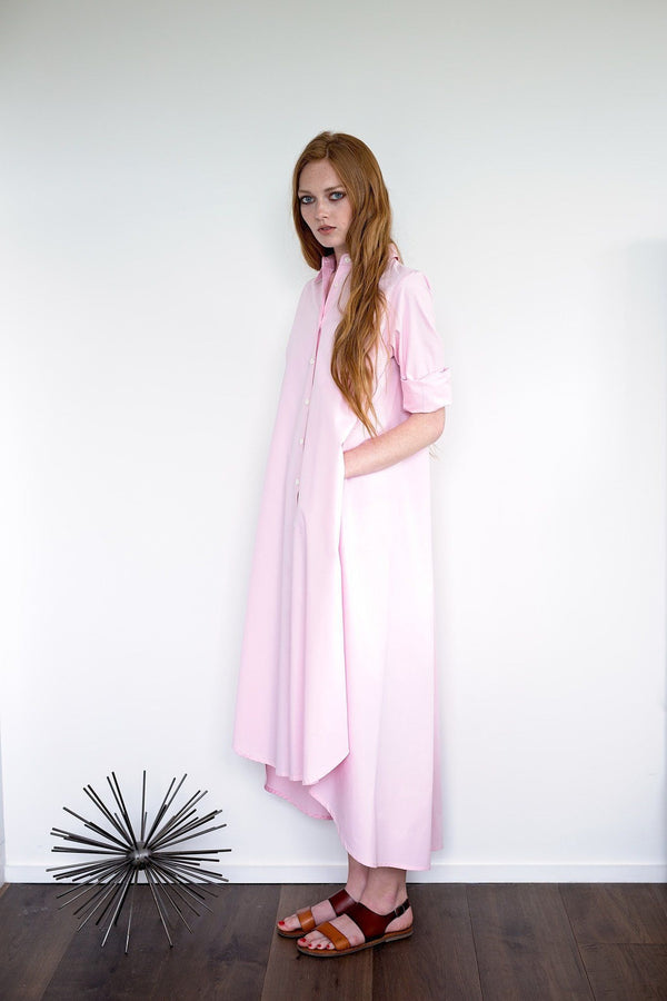Maaya Long Length - Ballerina Pink Poplin - PROJECT 6, modest fashion