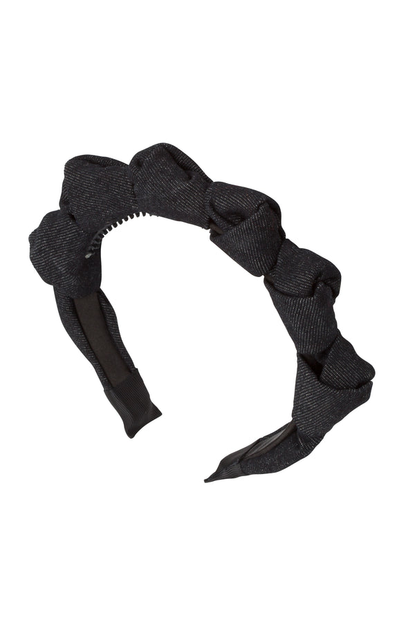 Monkey Bars Headband - Black Denim - PROJECT 6, modest fashion