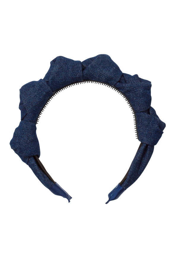 Monkey Bars Headband - Dark Blue Denim - PROJECT 6, modest fashion