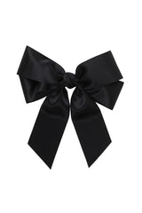 Oversized Bow Pony/Clip - Black - PROJECT 6, modest fashion