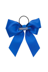 Oversized Bow Pony/Clip - Electric Blue - PROJECT 6, modest fashion