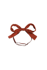Party Bow Taffeta Wrap - Rust - PROJECT 6, modest fashion