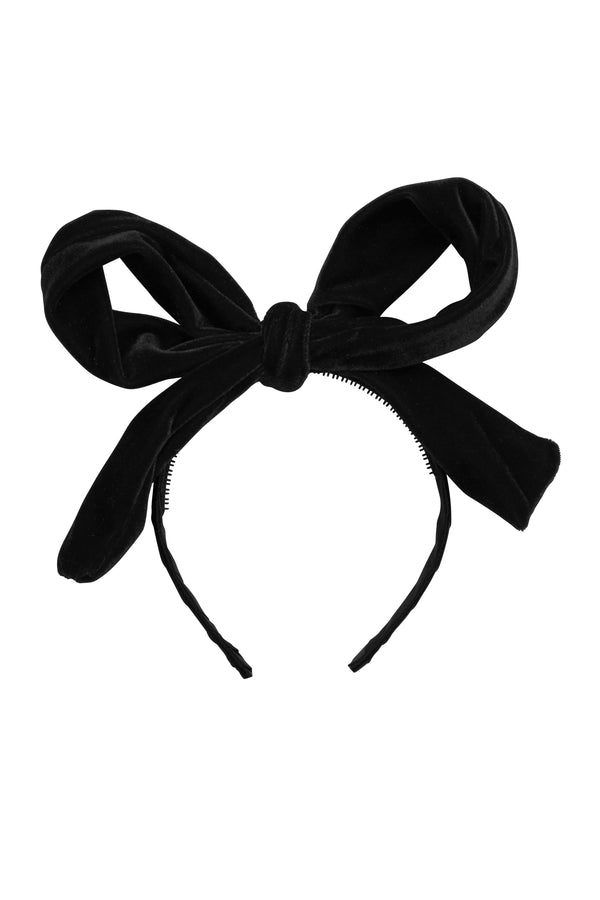 Party Bow - Black Velvet - PROJECT 6, modest fashion