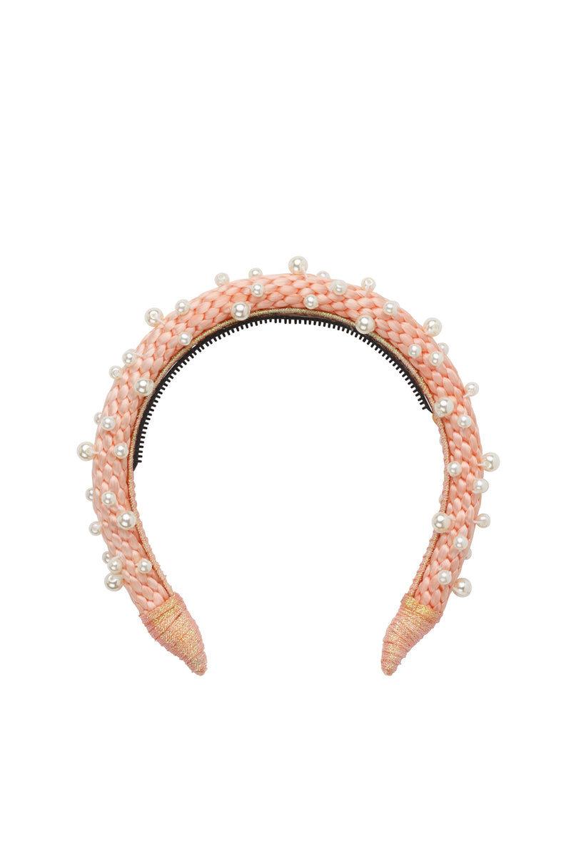 Pearl Queen Women's Headband - Rose - PROJECT 6, modest fashion