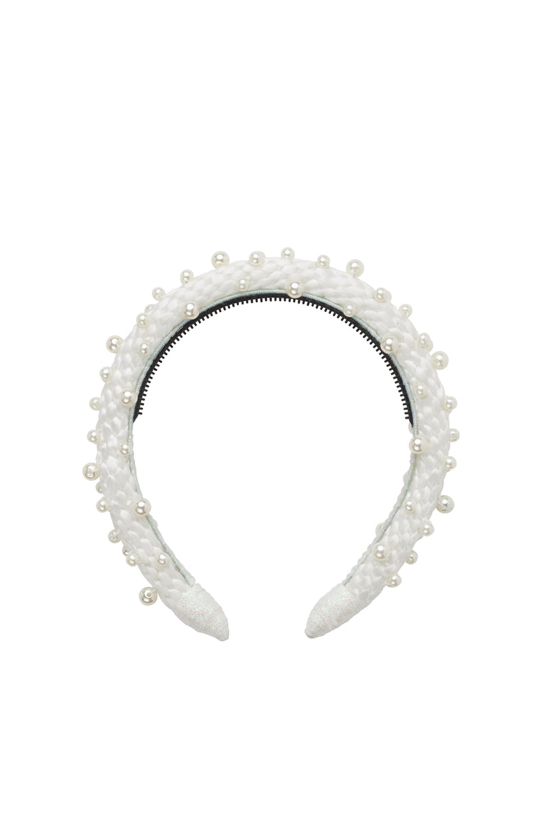 Pearl Queen Women's Headband - Dove White - PROJECT 6, modest fashion