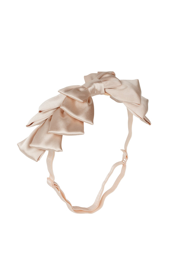 Pleated Ribbon Wrap - Champagne - PROJECT 6, modest fashion