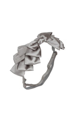 Pleated Ribbon Wrap - Silver Grey - PROJECT 6, modest fashion