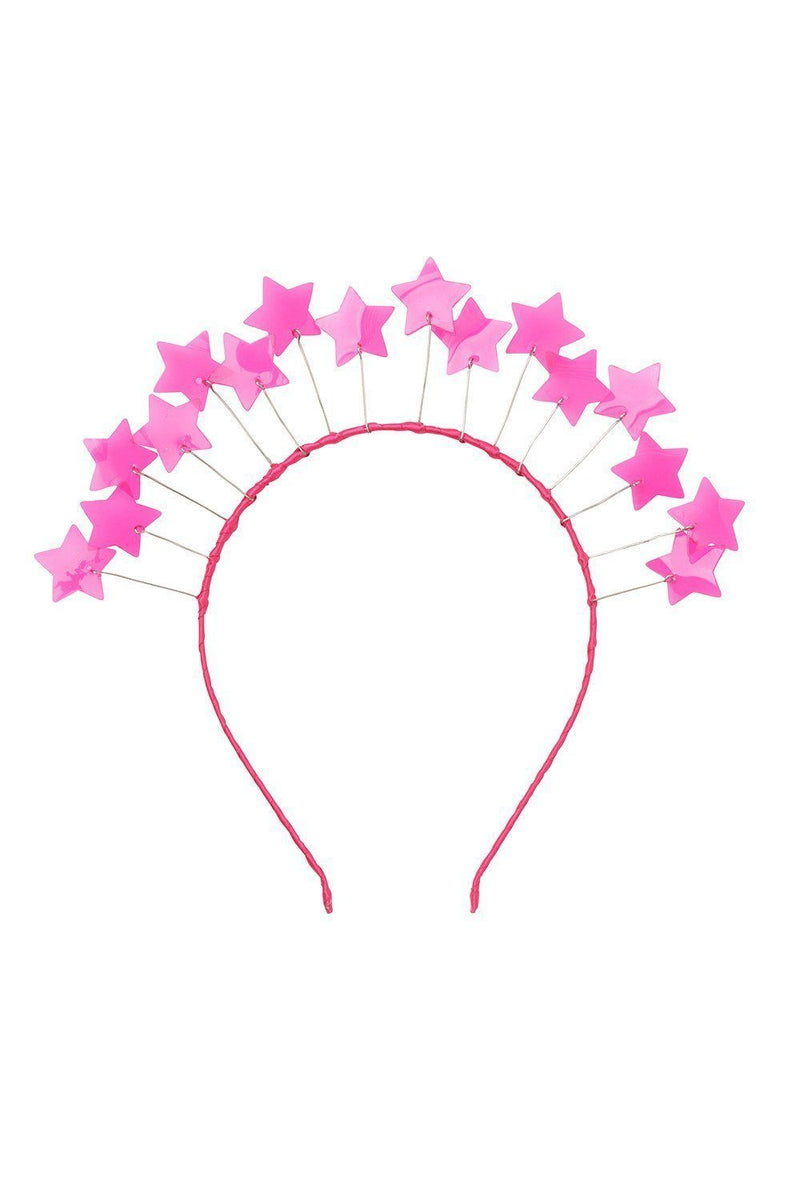 Floating Crown - PVC Hot Pink Stars - PROJECT 6, modest fashion