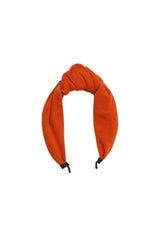 Knot Headband - Burnt Orange Wool - PROJECT 6, modest fashion