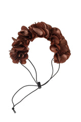 Floral Wreath Petit - Brown - PROJECT 6, modest fashion