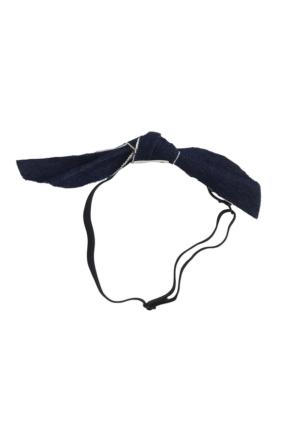 Pointy Bow Wrap - Blue Denim - PROJECT 6, modest fashion