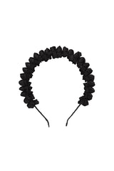 Satin Tied Headband - Black - PROJECT 6, modest fashion