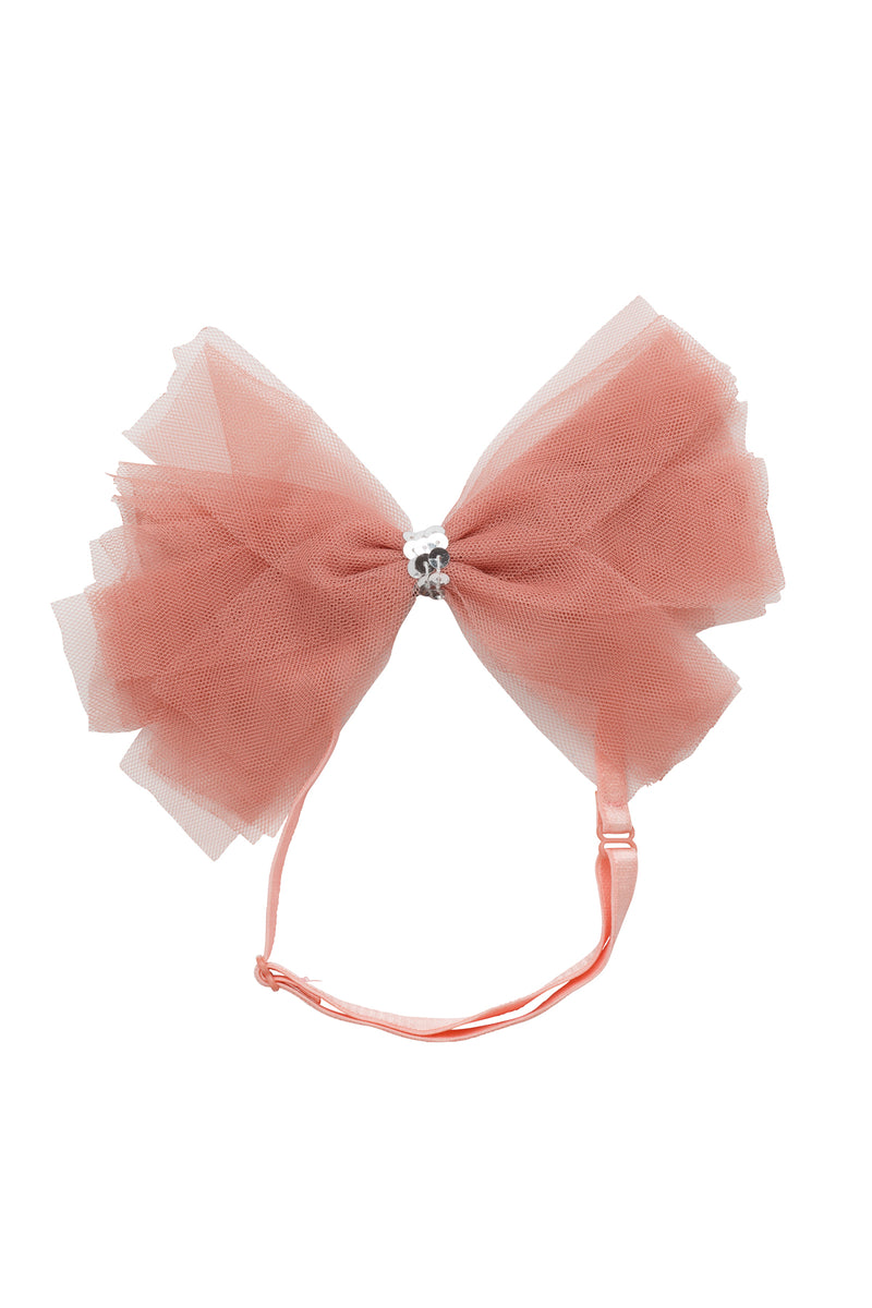 Soft Tulle Strips CLIP + WRAP - Coral - PROJECT 6, modest fashion
