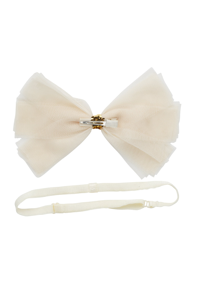 Soft Tulle Strips CLIP + WRAP - Ivory - PROJECT 6, modest fashion