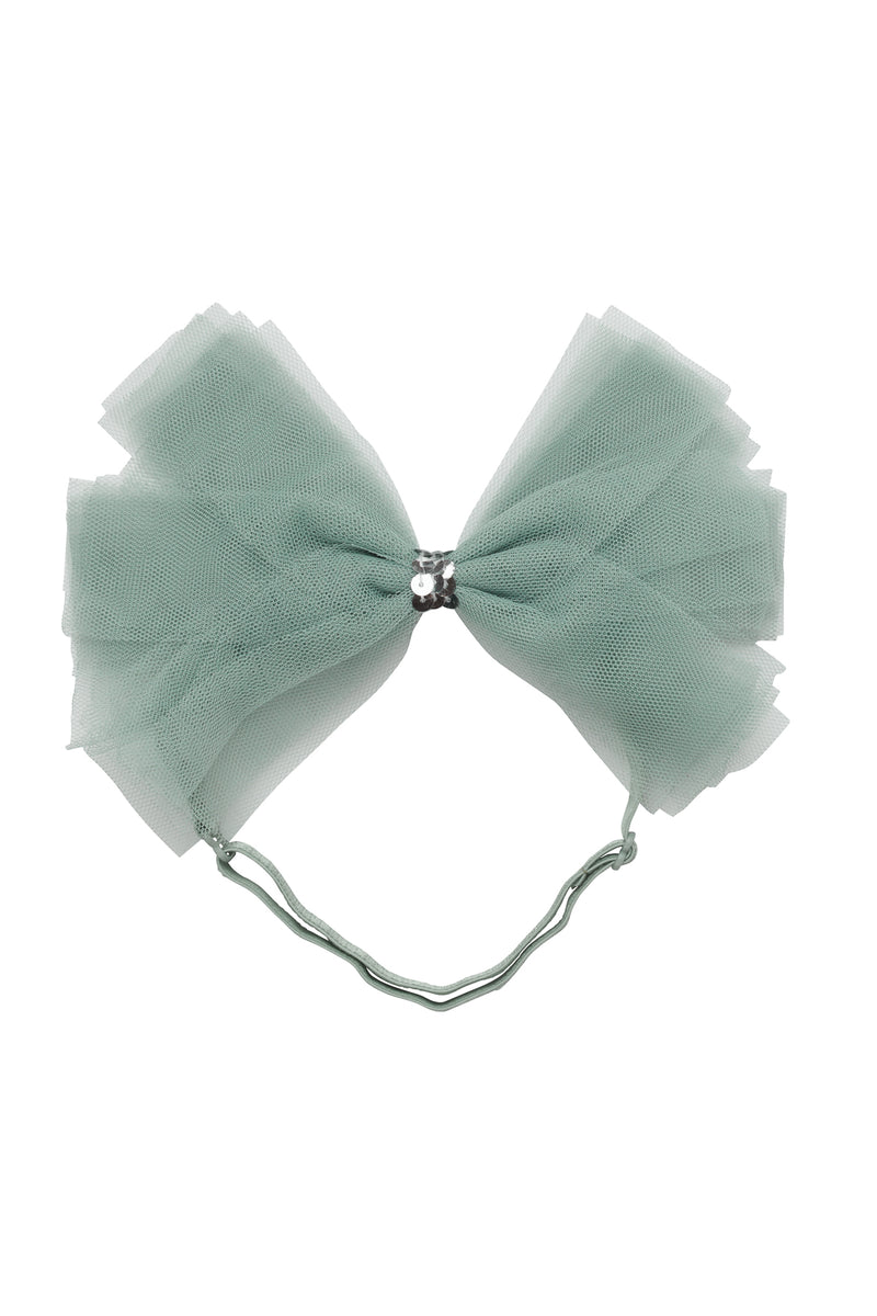 Soft Tulle Strips CLIP + WRAP - Smokey Green - PROJECT 6, modest fashion