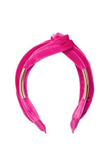 Tubular Headband - Hot Pink Velvet - PROJECT 6, modest fashion